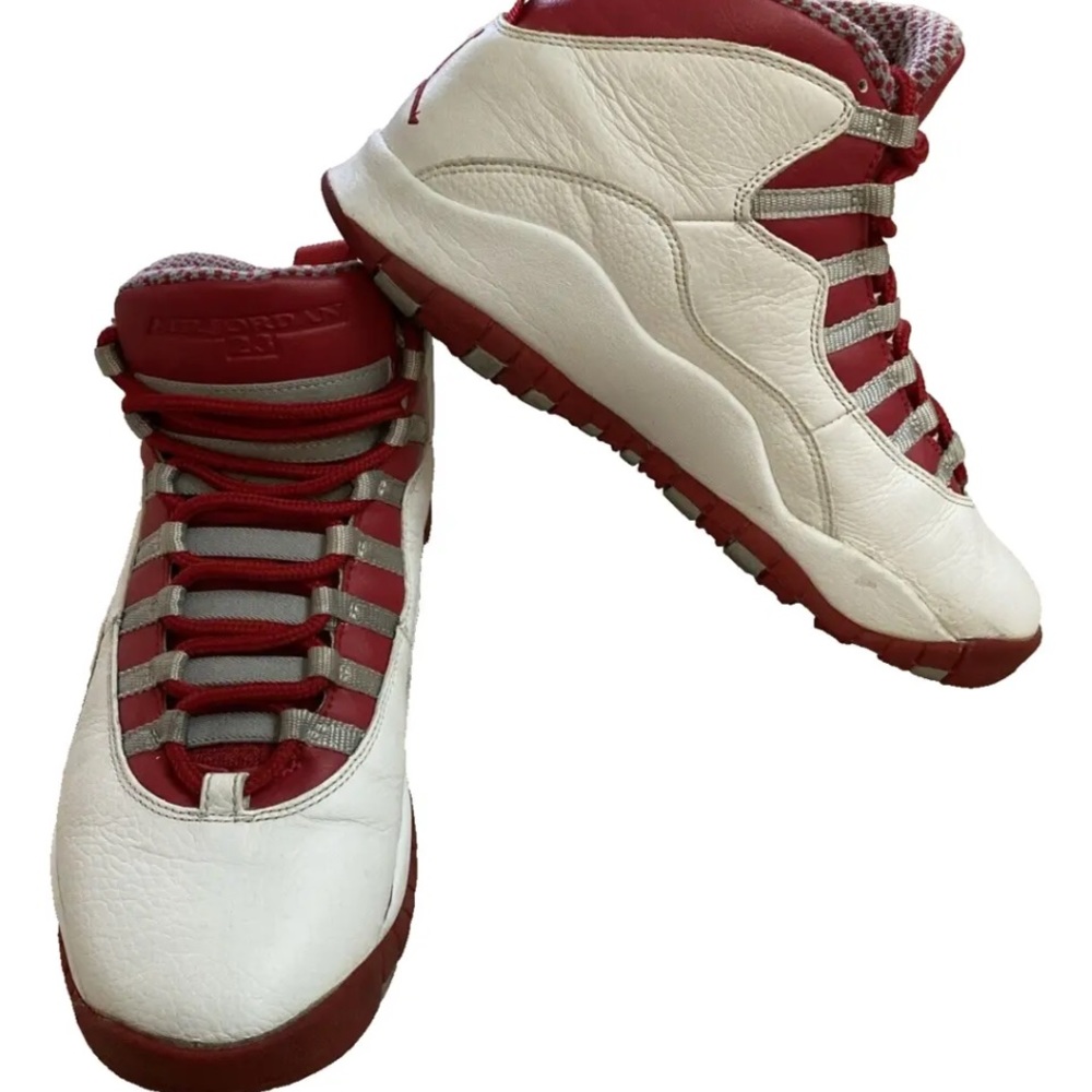 Jordan 10 Retro Red Steel 2005 Sneakers, Size 9
